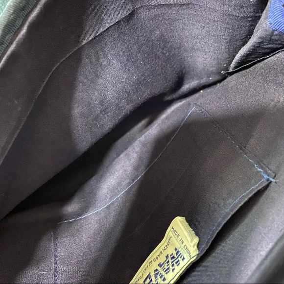 WAVES Lilac and Purple Straw Crossbody Clutch Bag - Picture 9 of 11